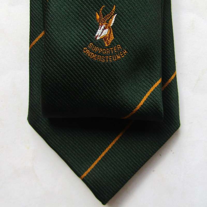 Old Springbok Rugby Supporter Neck Tie