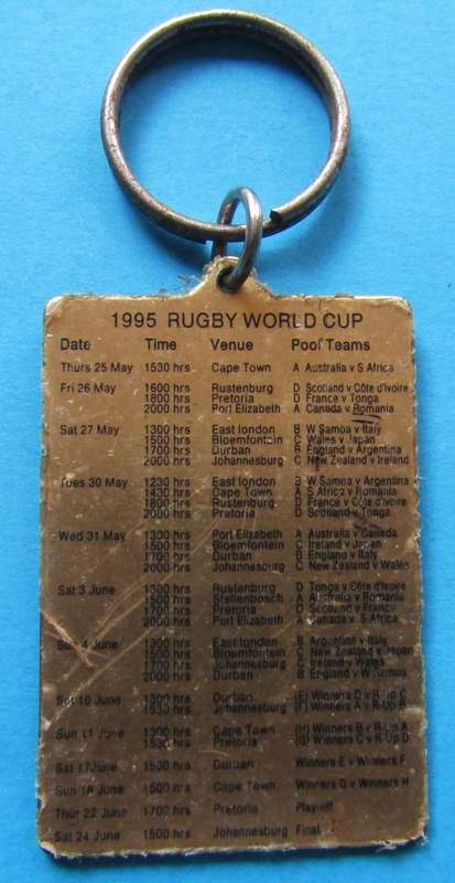 1995 Rugby World Cup SAA Airways Keyring