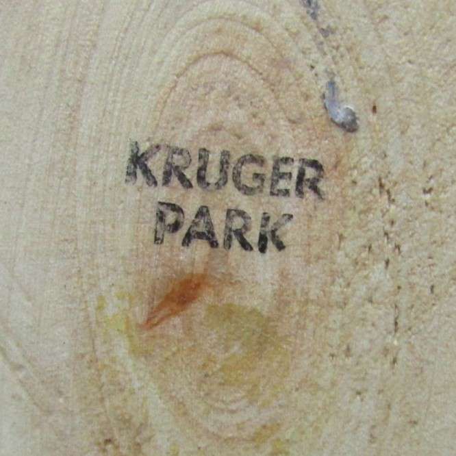 Old Kruger Park Wooden Wall Plaque