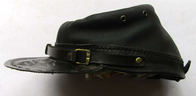 Old Harley Davidson Motorcycles Leather Cap