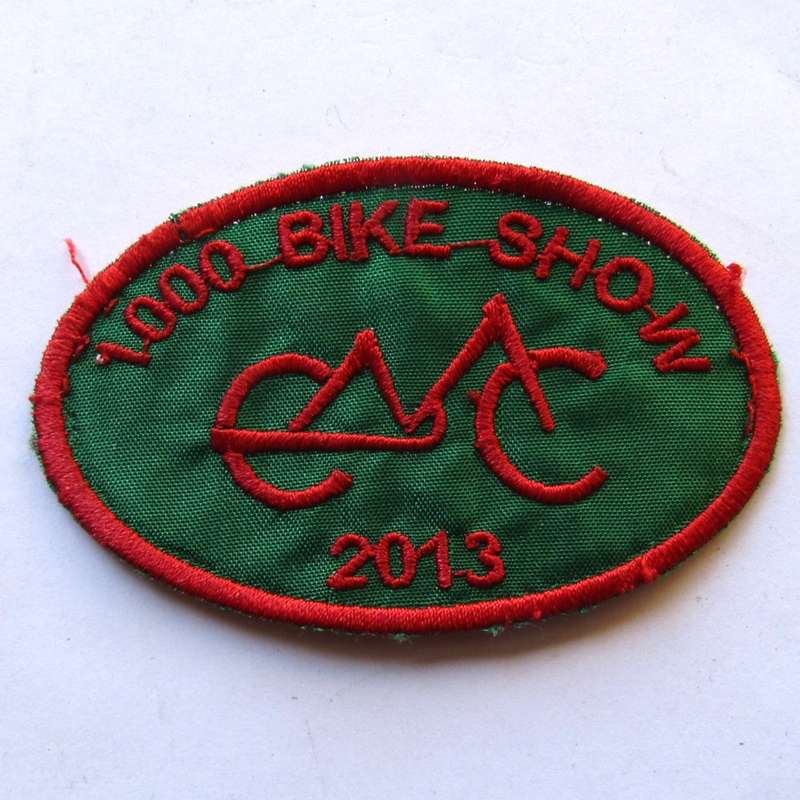 1000 Bike Show 2013 Patch Badge