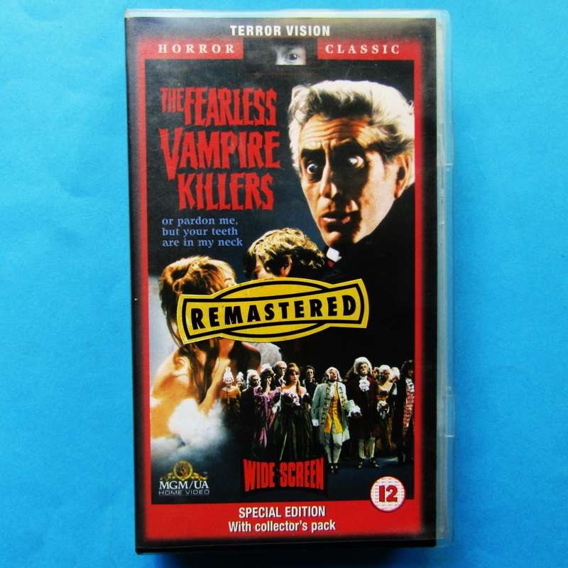 The Fearless Vampire Killers - Horror Movie VHS Tape (1995)