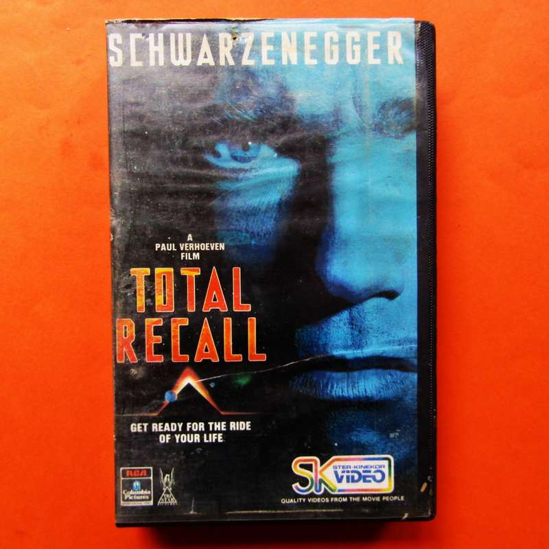 Total Recall - Schwarzenegger - Movie VHS Tape (1991)