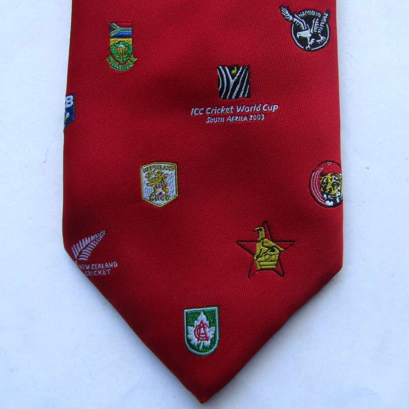 2003 ICC Cricket World Cup Neck Tie