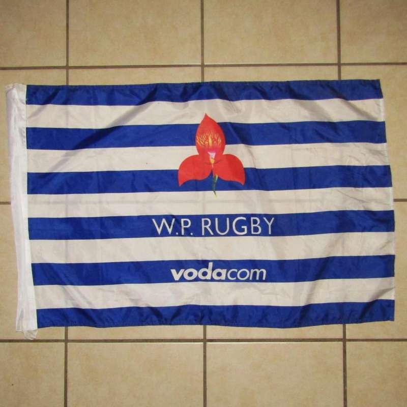 Old WP Western Province Rugby Flag