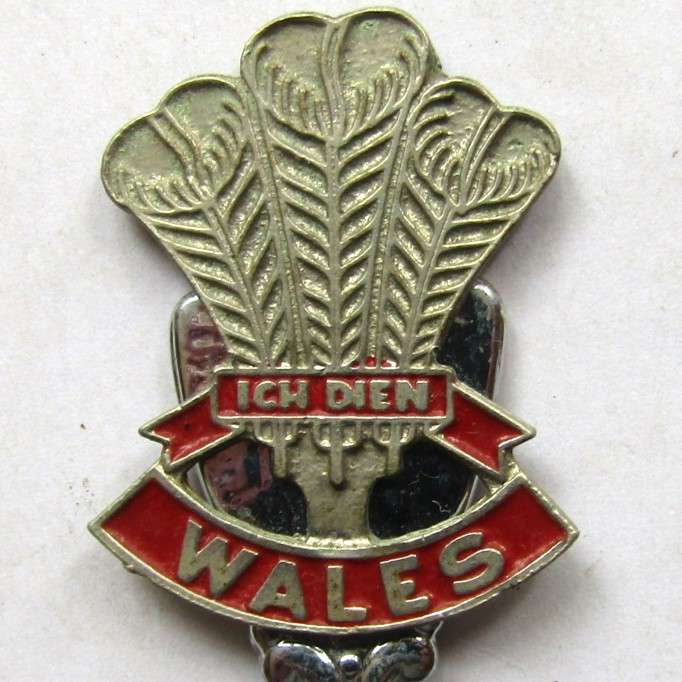 Old Wales Rugby Crested Spoon