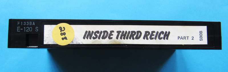 Inside the Third Reich - War Drama VHS Tape