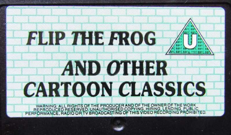 Flip the Frog - Cartoon VHS Tape