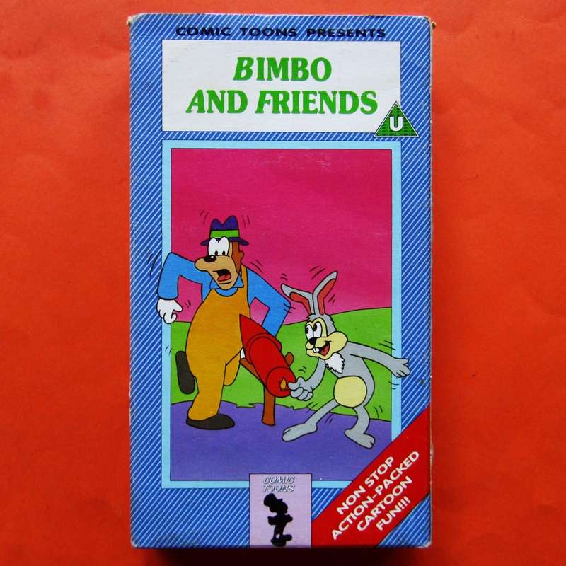 Bimbo and Friends - Cartoon VHS Tape