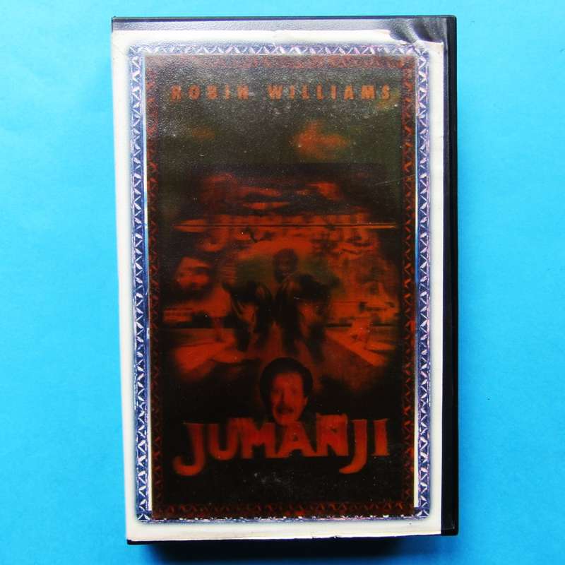 Jumanji - 3D Case - Movie VHS Tape (1995)