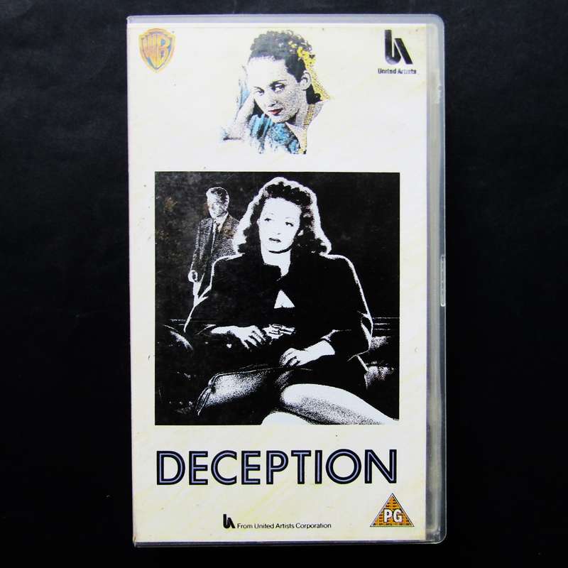 Deception - Bette Davis - Movie VHS Tape (1988)