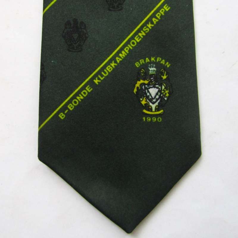 1990 Brakpan Klub Kampioenskappe Rugby Neck Tie