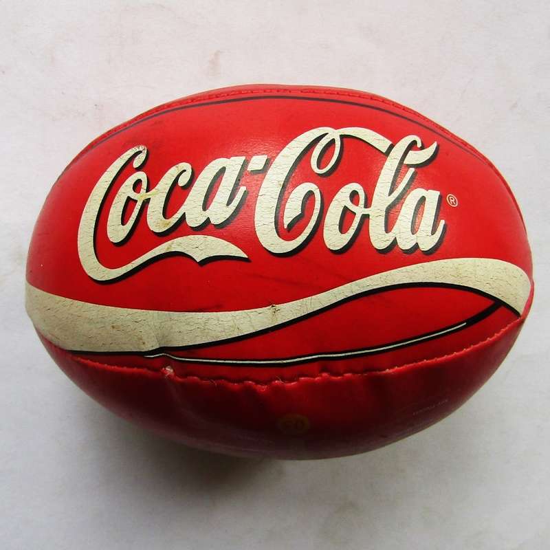 Old Coca Cola Limited Edition Rugby Ball