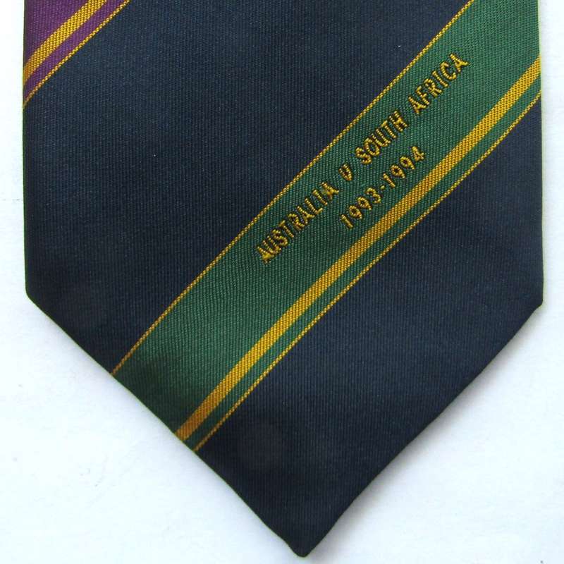 1993 Australia vs South Africa Cricket Neck Tie