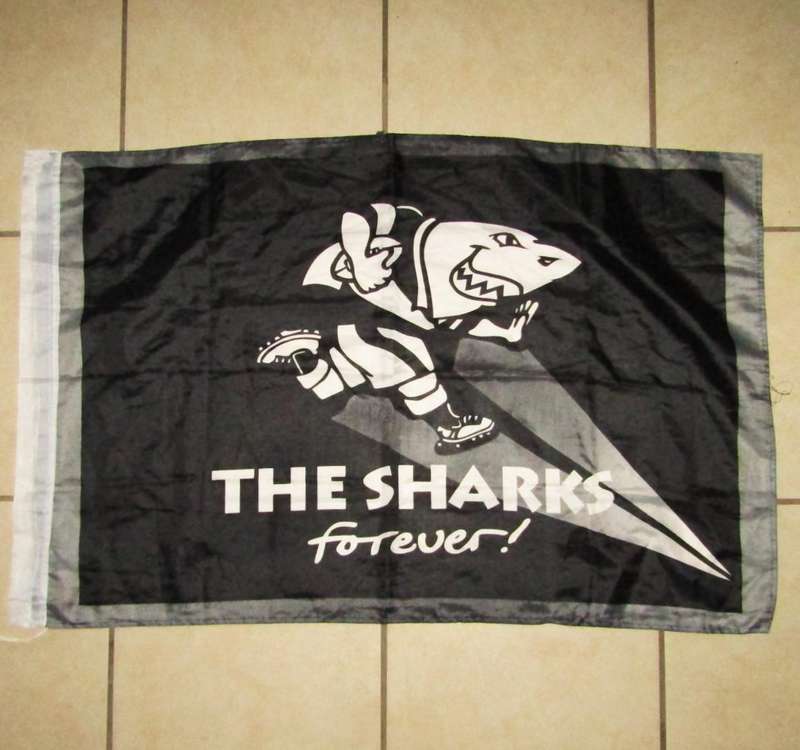 Old Sharks Rugby Flag