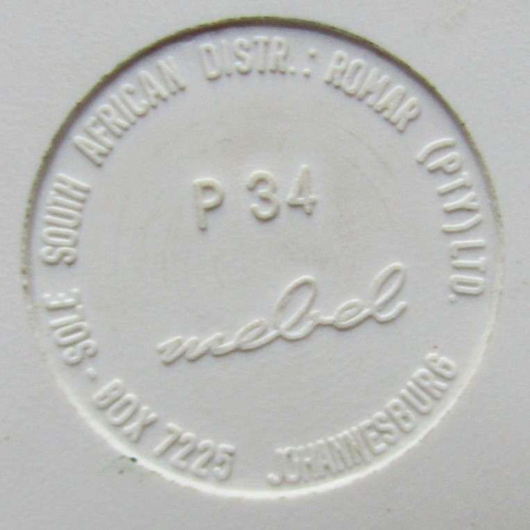 Old SAA Airways Flying Springbok Advertising Ashtray