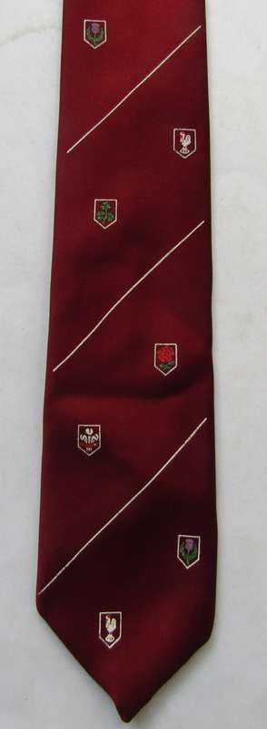 Old 5 Nations Rugby Neck Tie