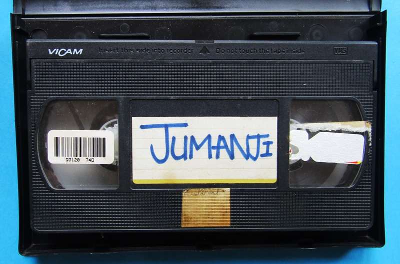 Jumanji - 3D Case - Movie VHS Tape (1995)