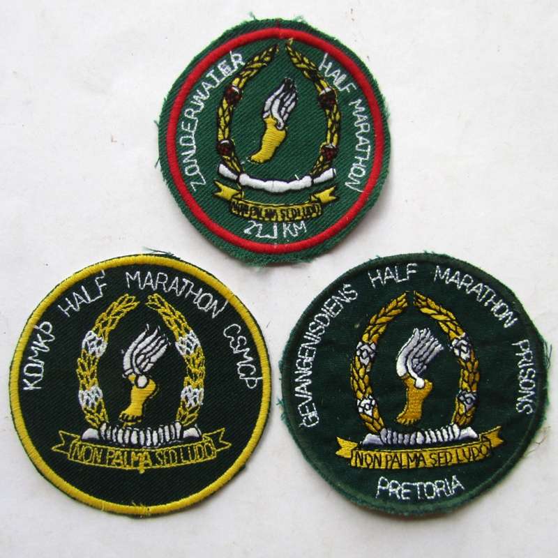 3 Old SA Prison Service Patch Badges