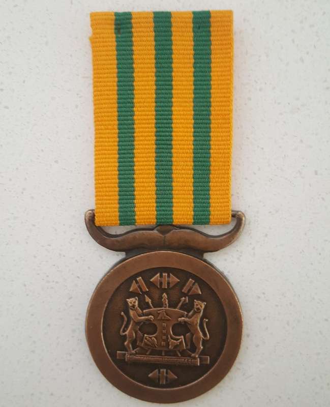 Bophuthatswana Army Long Service and Good Conduct Medal - Full Size