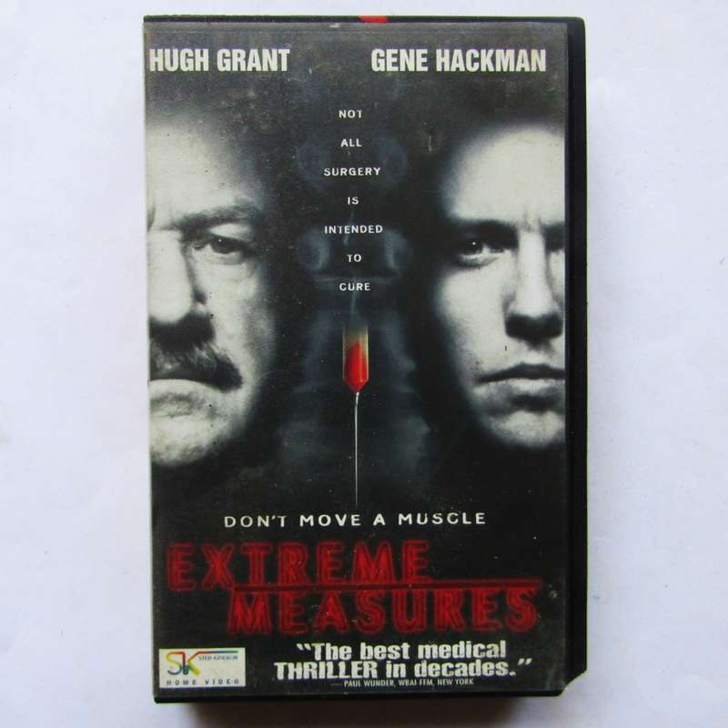 Extreme Measures - Hugh Grant - Movie VHS Tape (1996)