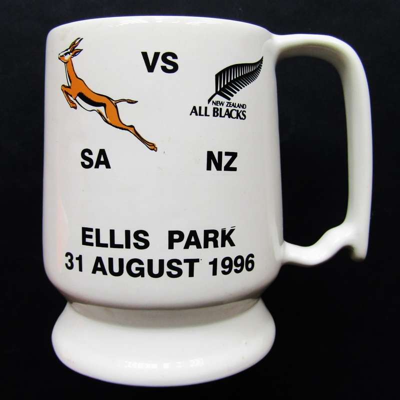 1996 Springboks vs All Blacks Rugby Beer Mug