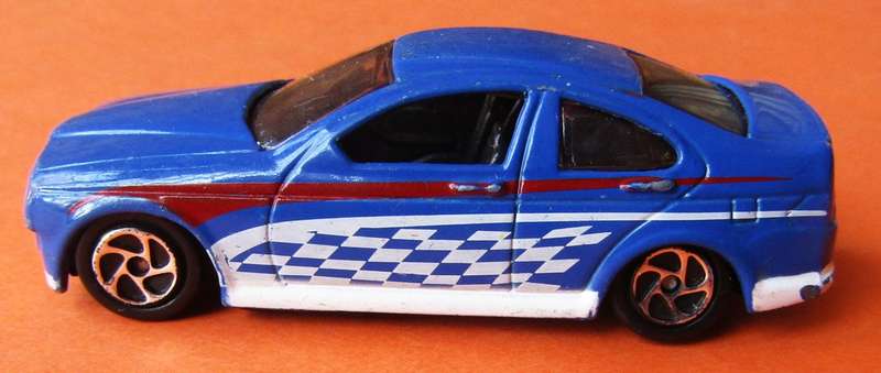 Old China Blue Car