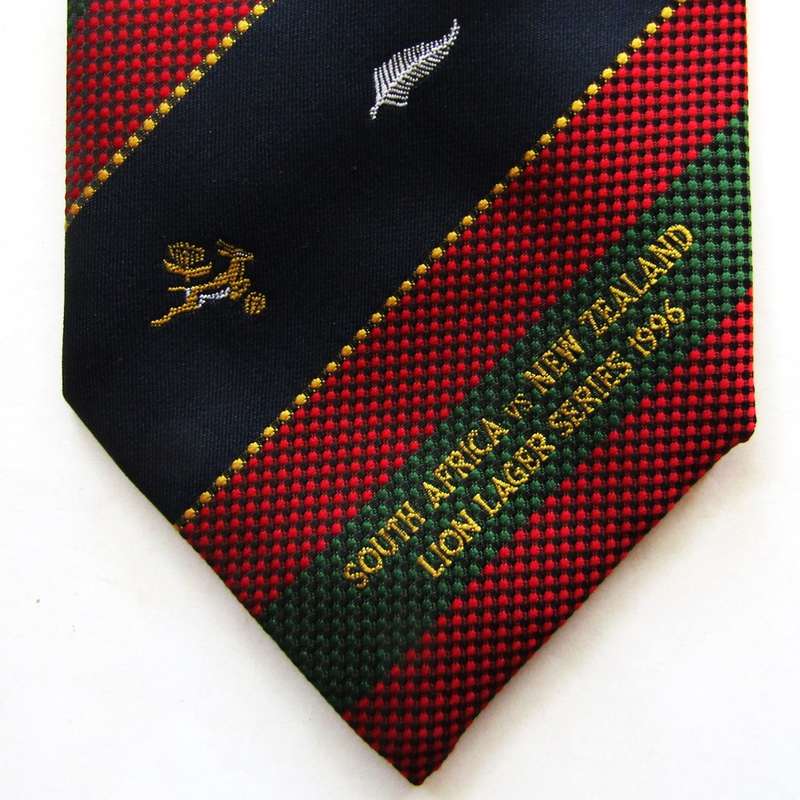 1996 Springboks vs All Blacks Rugby Neck Tie