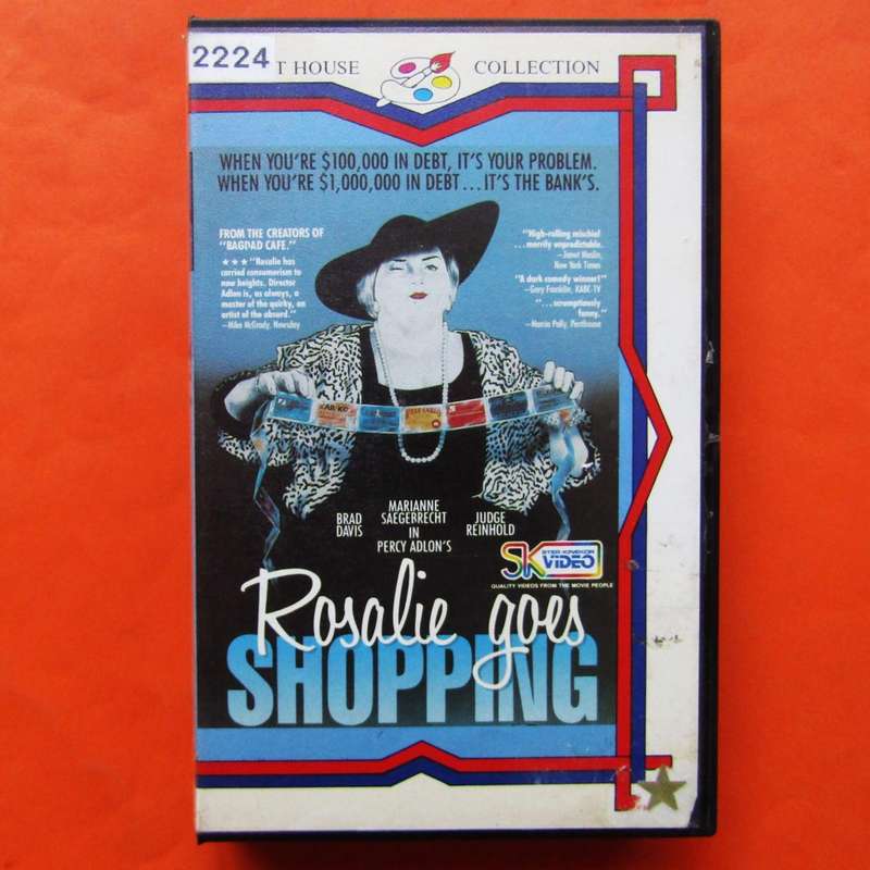 Rosalie Goes Shopping - Movie VHS Tape (1990)