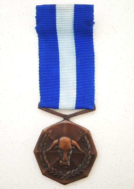 Ciskei Police 10 Year Faithful Service Medal - Full Size
