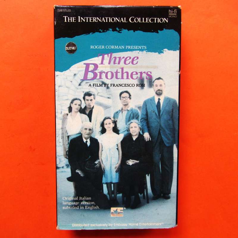 Three Brothers - Movie VHS Tape (1987)