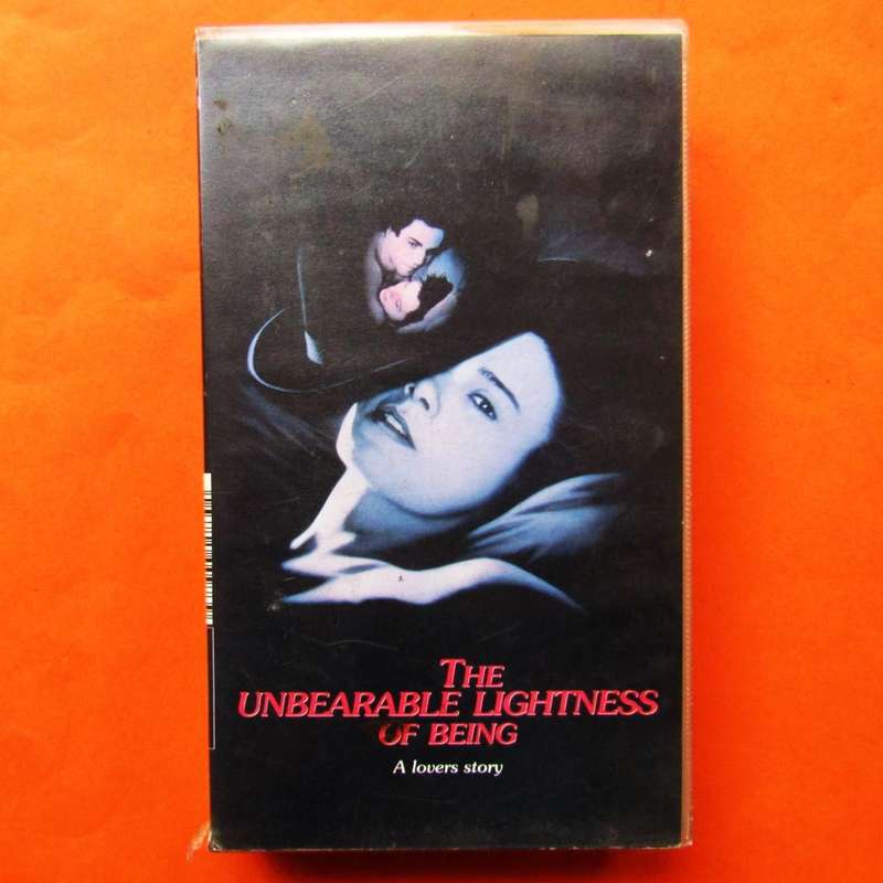 The Unbearable Lightness of Being - Movie VHS Tape (1987)