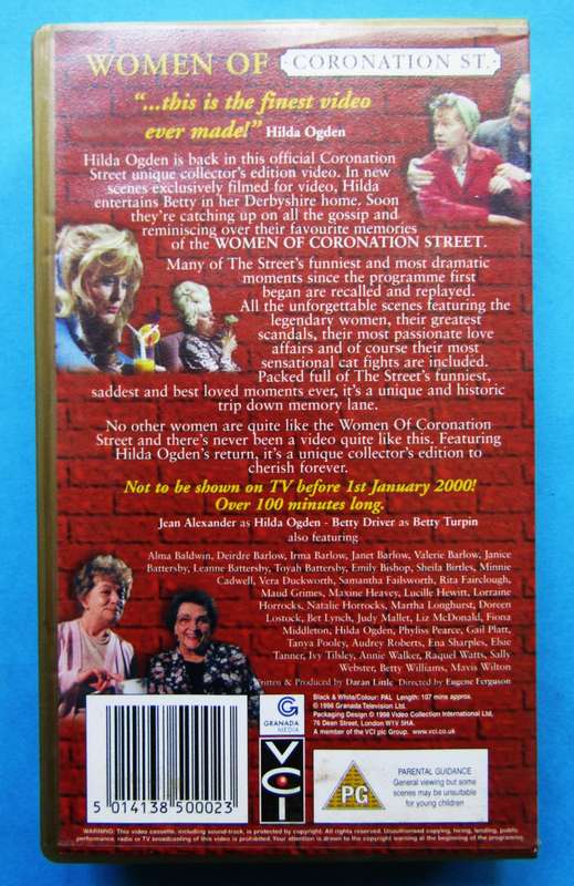 Women of Coronation Street - VHS Video Tape (1998)