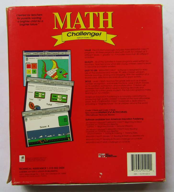 Math Challenge! - Software Program (1994)