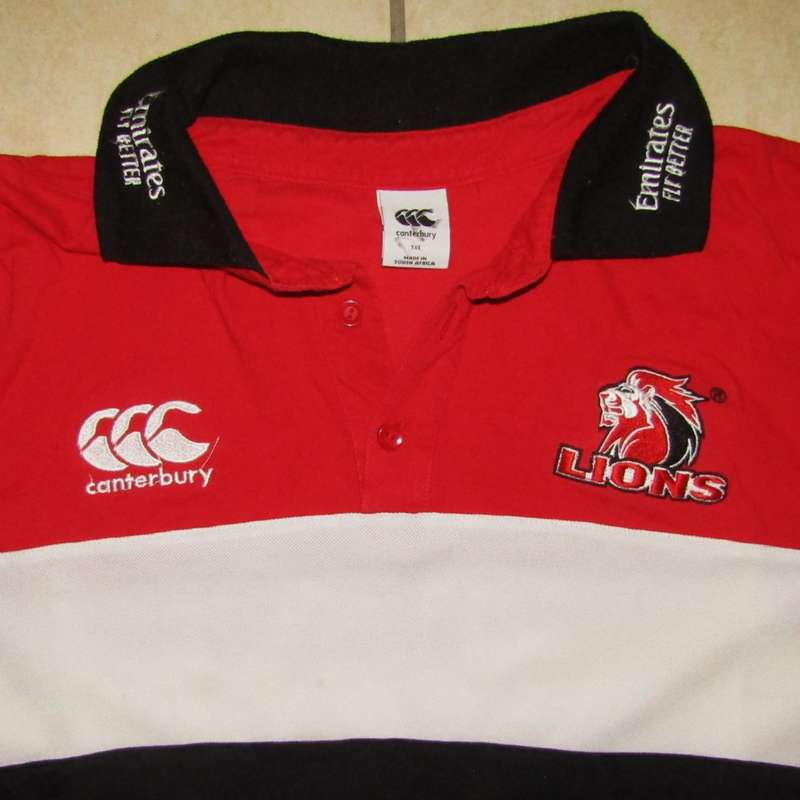 Old Canterbury Lions Rugby Shirt - Size 3XL