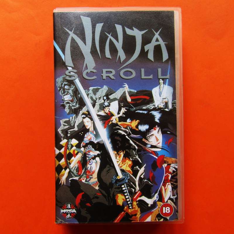 Ninja Scroll - Anime Movie VHS Tape (1995)