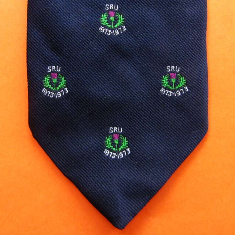 1973 Scotland Rugby Union 100 Year Neck Tie