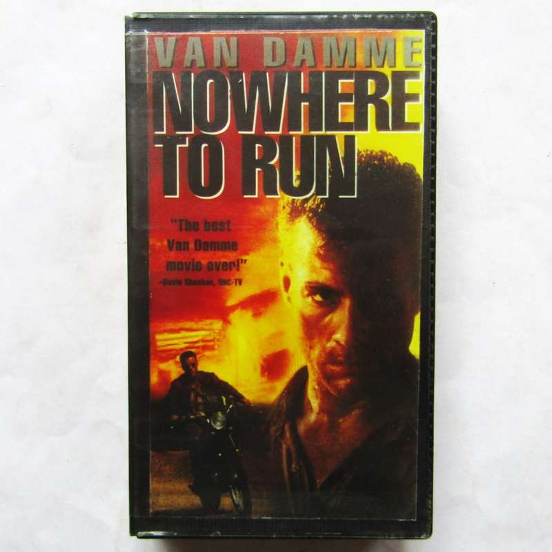Nowhere to Run - Van Damme - Movie VHS Tape