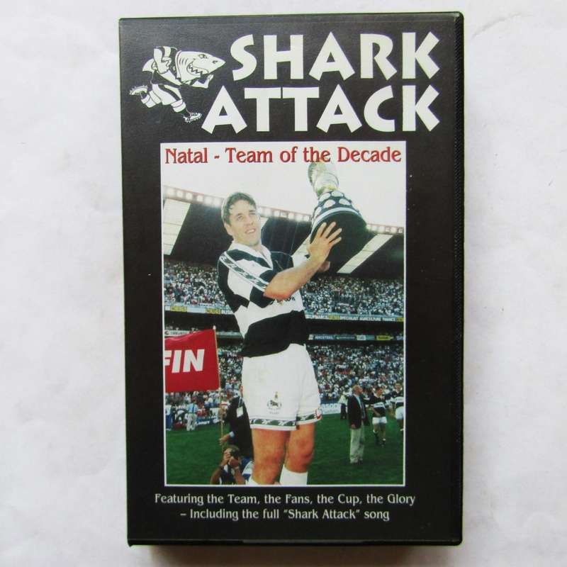Shark Attack - Natal Rugby VHS Video Tape (1996)