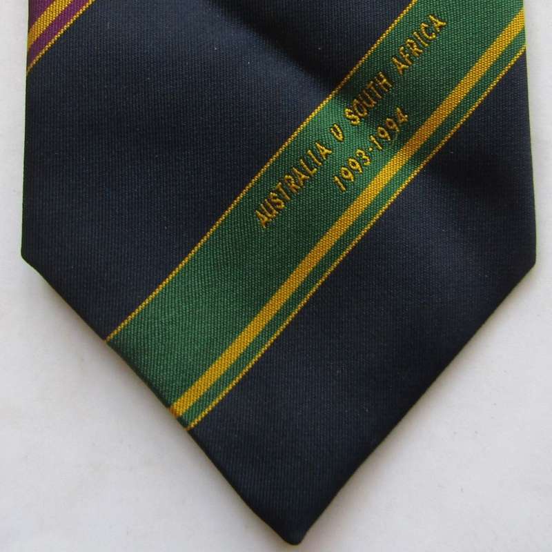 1993 Australia vs SA Cricket Neck Tie