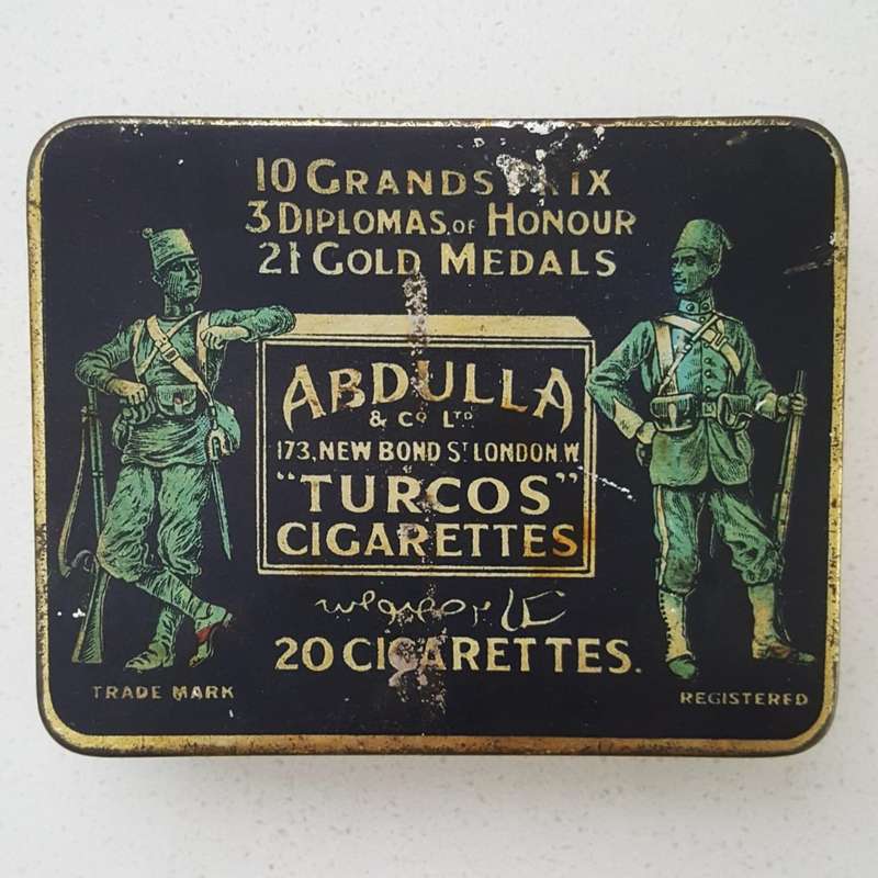 WW2 Abdulla Cigarettes Tin