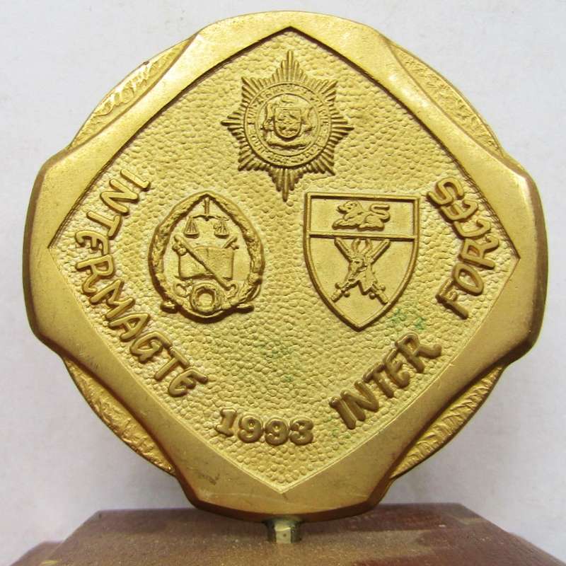 1993 SA Army, Police and Prison Service Inter Magte Medal Plaque