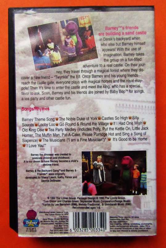 Barney's Magical Musical Adventure - VHS Video Tape (1995)