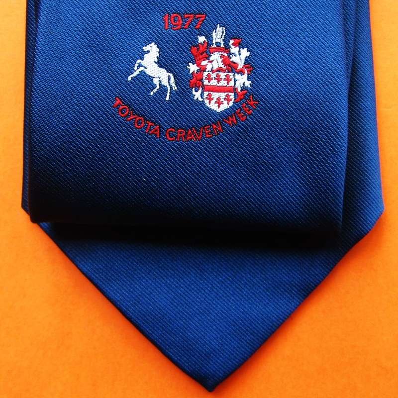 1977 Toyota Craven Week Rugby Neck Tie
