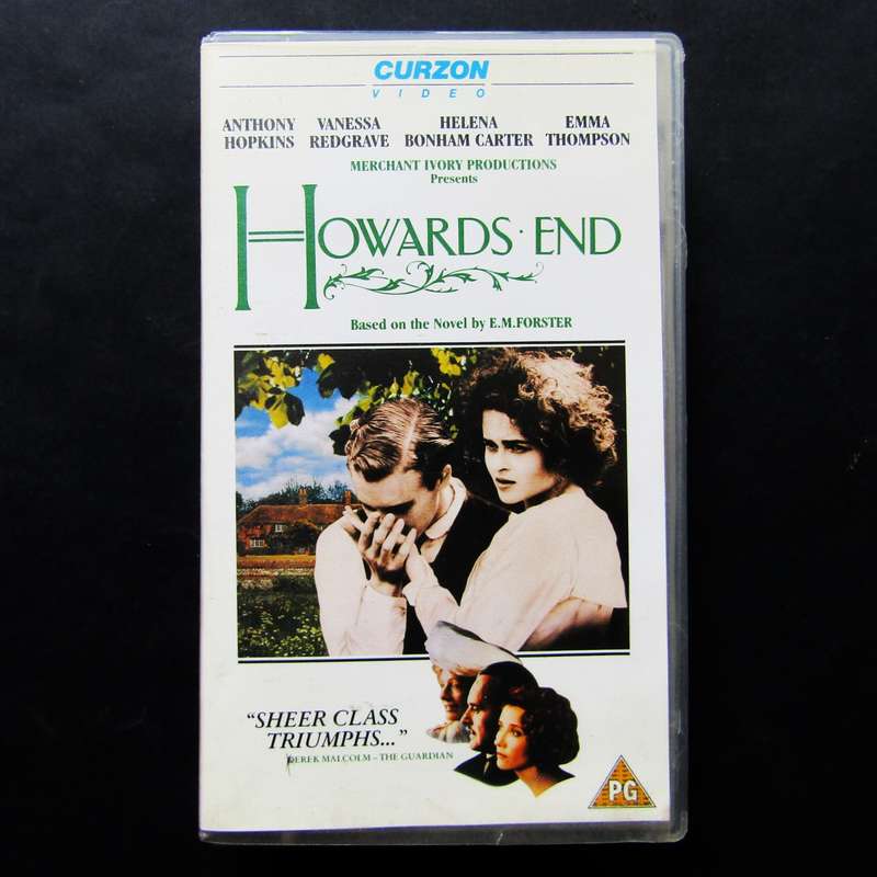 Howards End - Anthony Hopkins - Movie VHS Tape (1993)