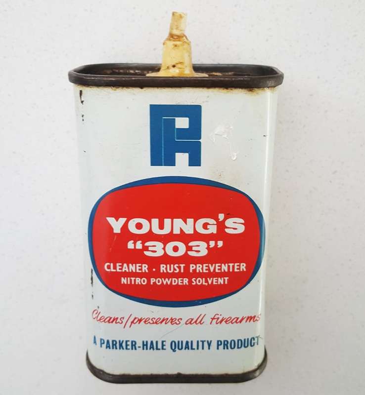 Old Young's 303 Gun Oil Can - Empty