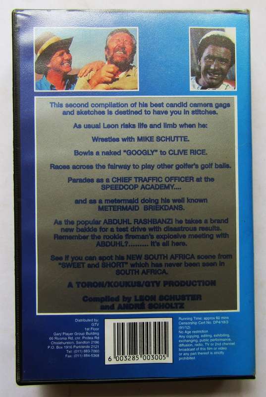 The Best of Leon Schuster 2 - VHS Video Tape (1991)