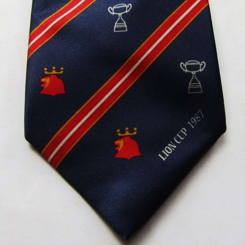 1987 Lion Cup Rugby Neck Tie
