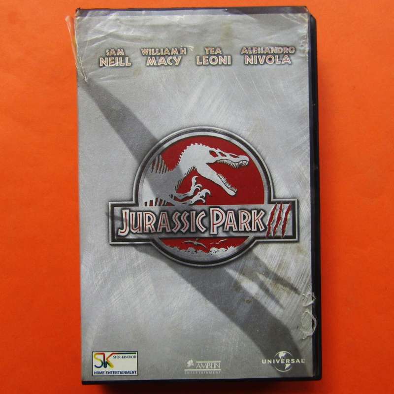 Jurassic Park III - Movie VHS Tape (2001)
