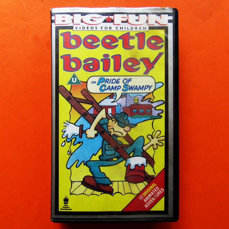 Beetle Bailey - TV Series VHS Tape (1989)